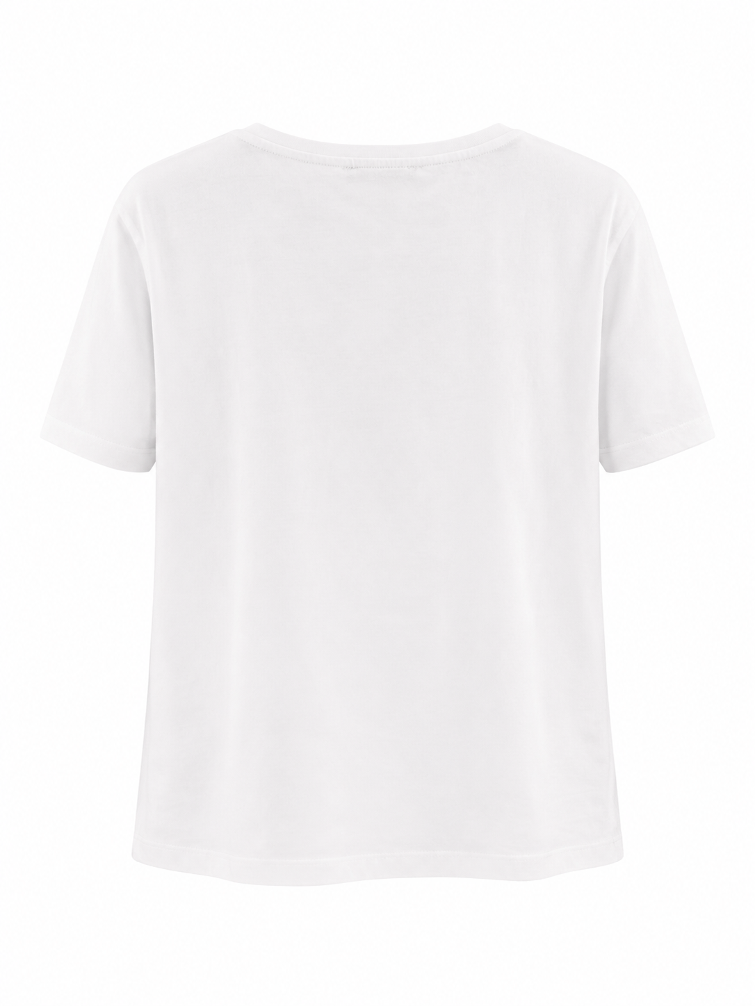 Taş İşlemeli Beyaz T-shirt